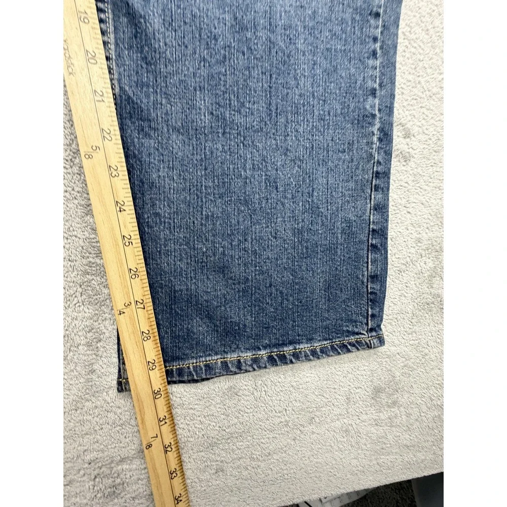Levi Strauss Signature Relaxed Straight Jeans‎ Mens 44x30 Blue Medium Wash